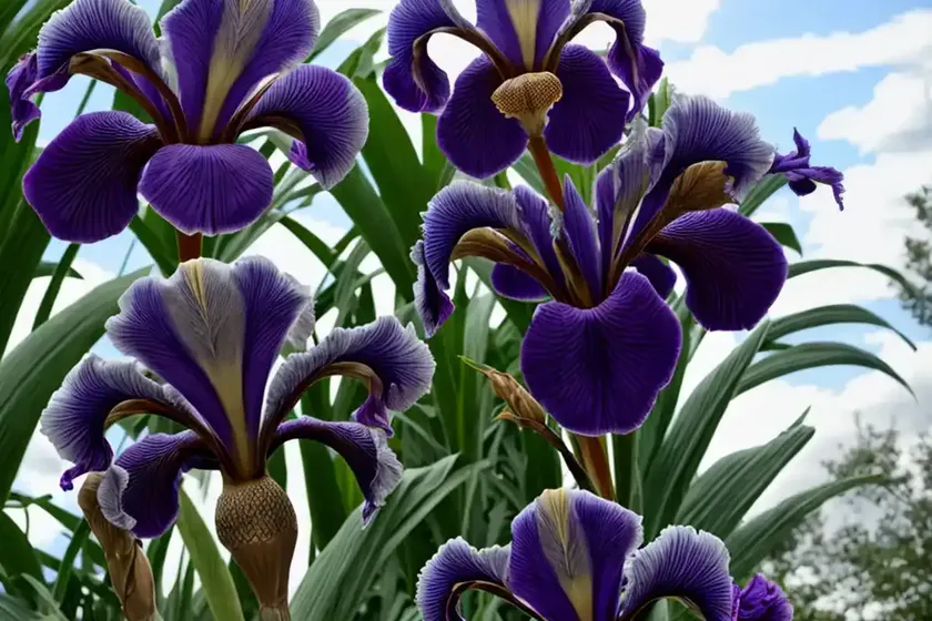 Tall bearded iris (iris ‘overjoyed’) — photo 2