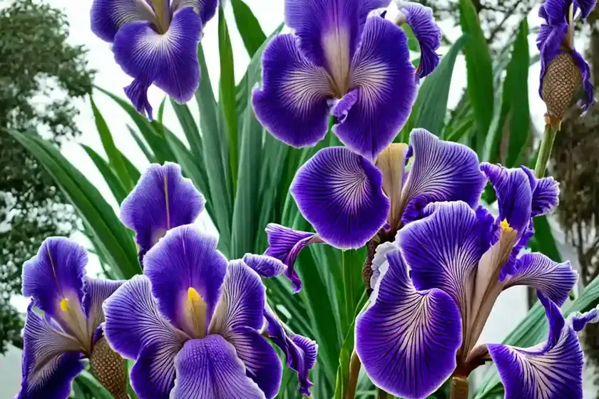 Tall bearded iris (iris ‘overjoyed’) — photo 3