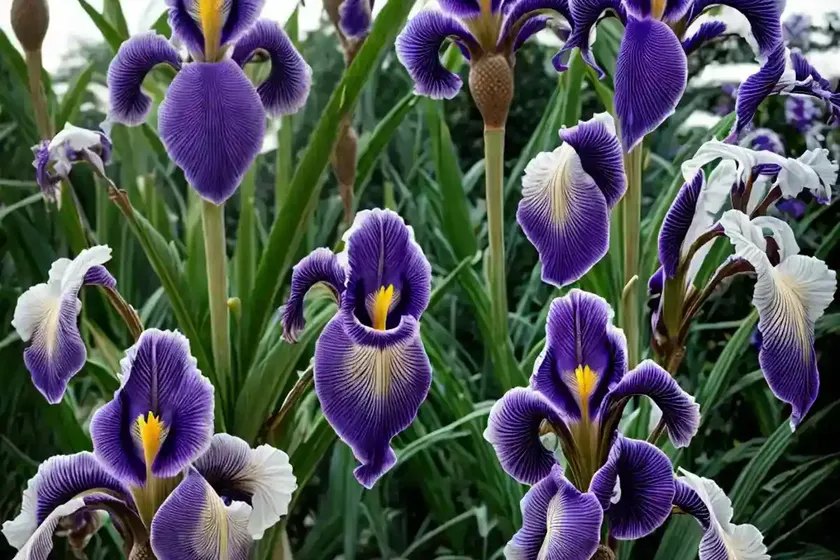 Tall bearded iris (iris ‘whispering spirits’) — photo 3