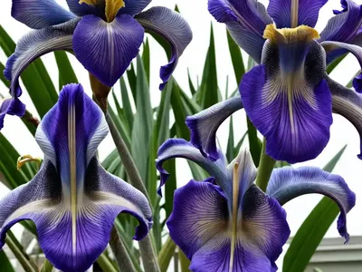 Tall Bearded Reblooming Iris (Iris ‘Spirit Of Memphis’)