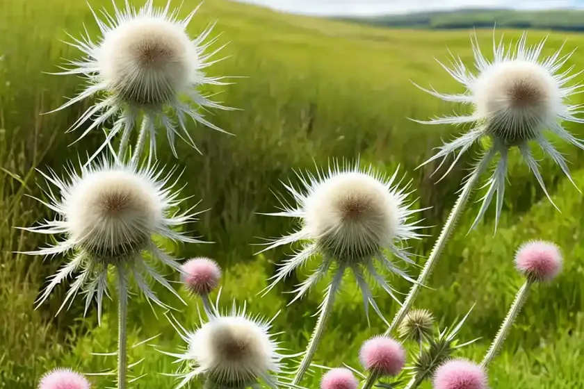 Tall thistle (cirsium altissimum) — photo 2