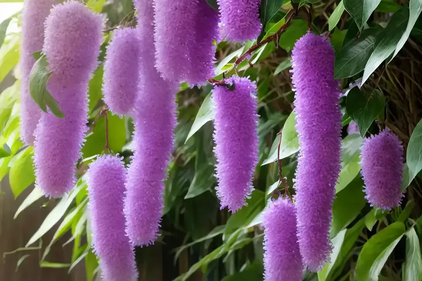 Teddy bear vine (cyanotis beddomei) — photo 2