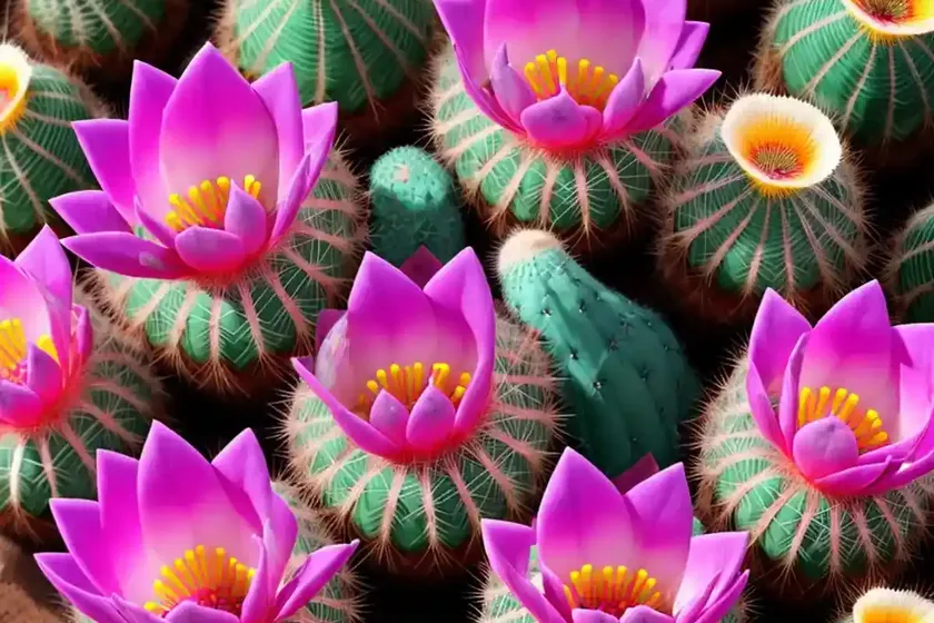 Texas rainbow cactus (echinocereus dasyacanthus)