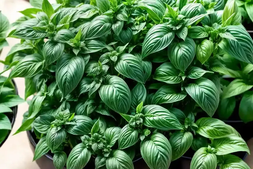 Thai basil (ocimum basilicum var. thyrsiflora) — photo 3