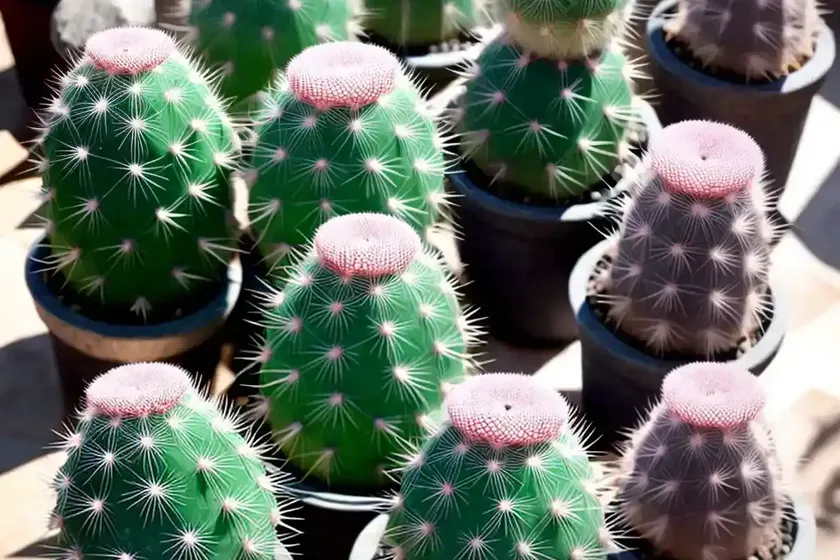 Thimble cactus (mammillaria gracilis fragilis) — photo 3