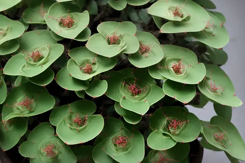 Thornless crown of thorns (euphorbia geroldii) — photo 2