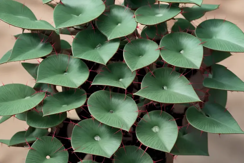 Thornless crown of thorns (euphorbia geroldii) — photo 3