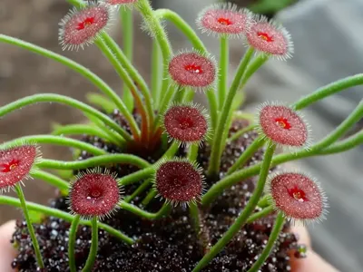 Thread-leaf Sundew (Drosera Filiformis Var. Filiformis)