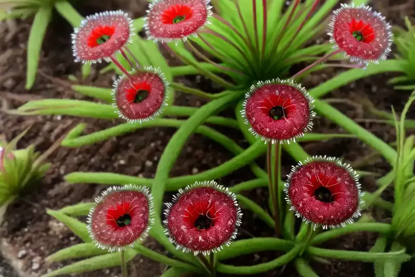 Threadleaf sundew (drosera filiformis) — photo 3
