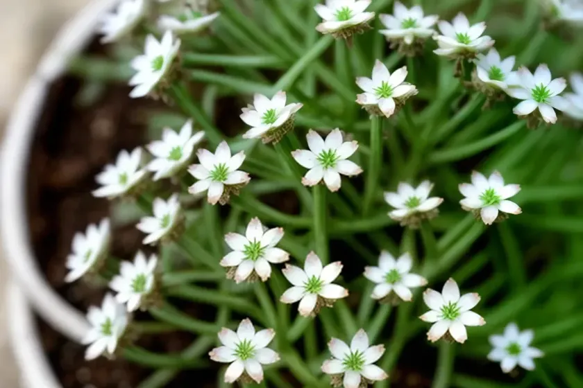 Thyme-leaf sandwort (arenaria serpyllifolia) — photo 3