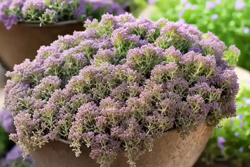 Thymus serpyllum (creeping thyme) — photo 2