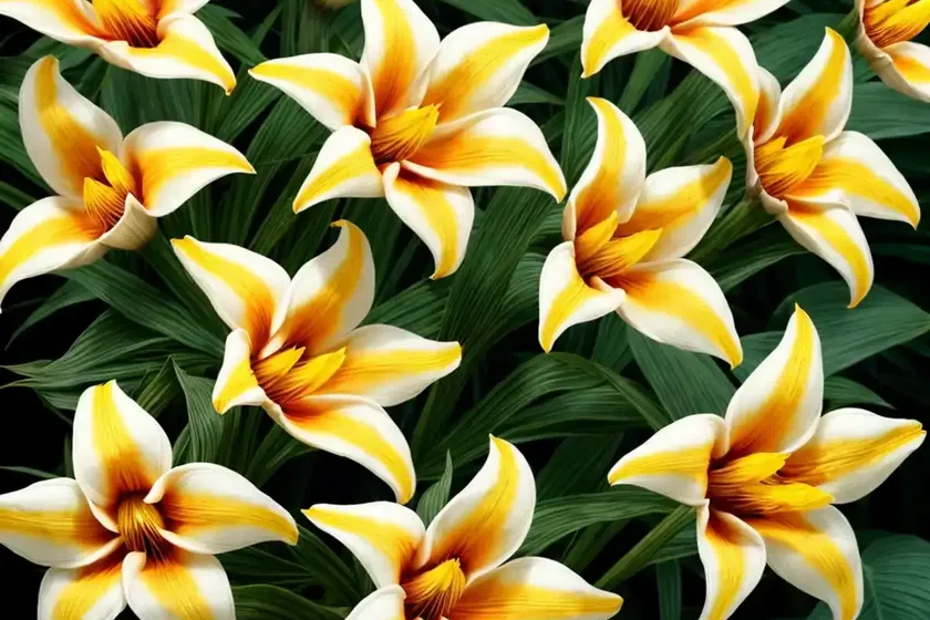 Tigridia pavonia ‘alba’ (tiger flower) — photo 2