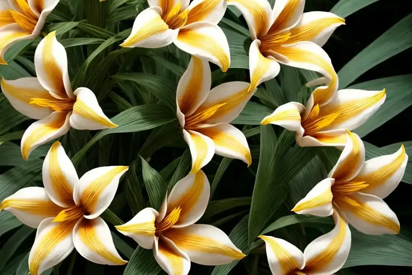 Tigridia pavonia ‘alba’ (tiger flower) — photo 3