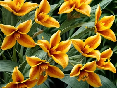 Tigridia Pavonia ‘Aurea’ (Tiger Flower)