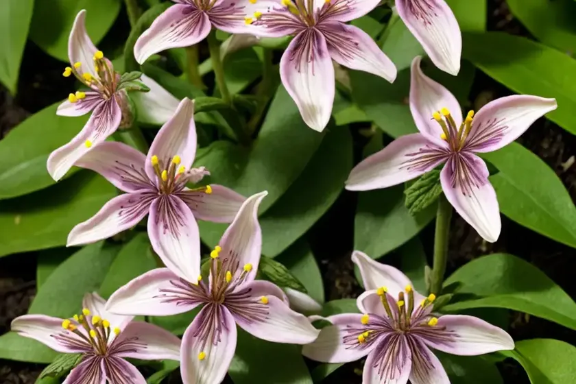 Toad lily (tricyrtis hirta) — photo 3