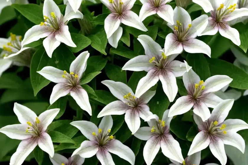 Toad lily (tricyrtis ‘white towers’) — photo 2