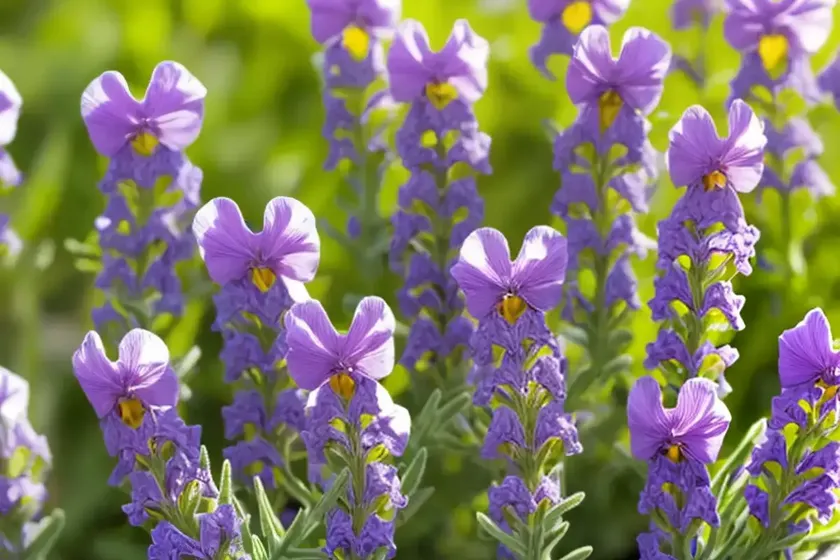 Toadflax (linaria purpurea) — photo 3