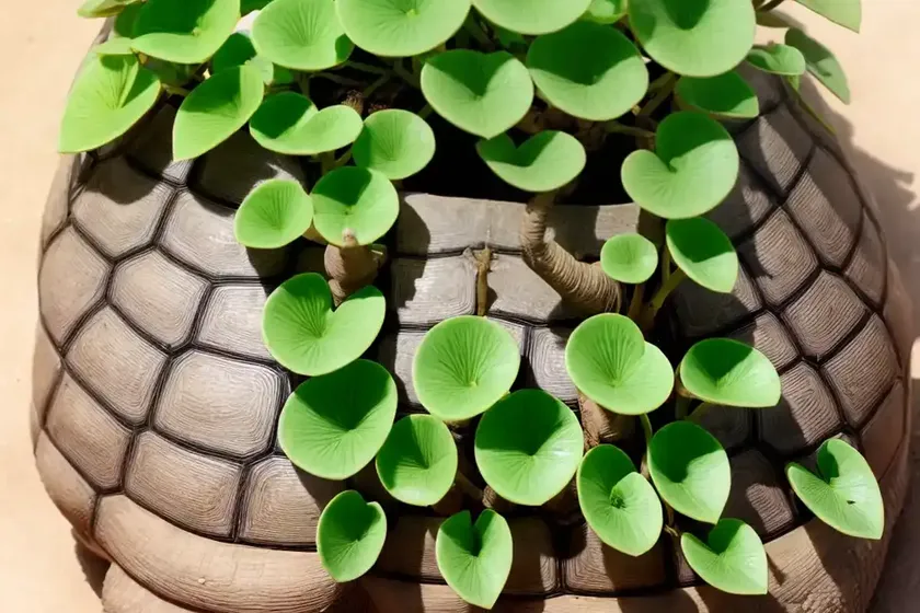 Tortoise plant (dioscorea elephantipes) — photo 3