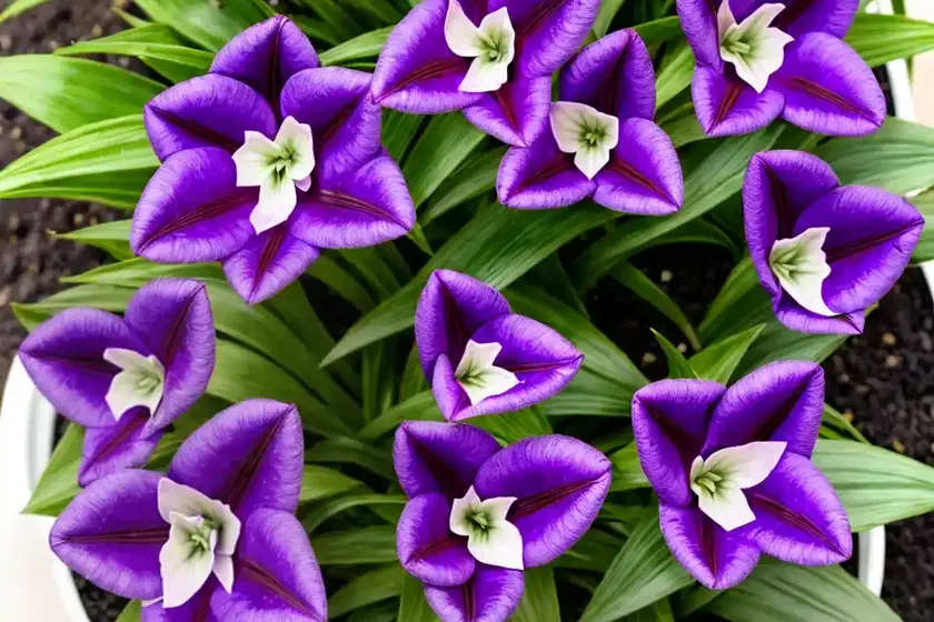 Tradescantia pallida ‘purpurea’ (purple heart) — photo 3