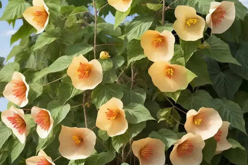 Trailing abutilon (abutilon megapotamicum) — photo 3