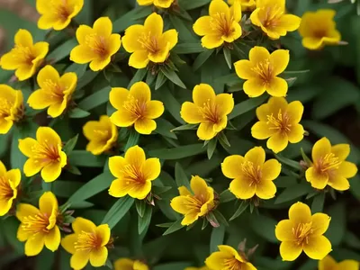 Trailing St John’S-Wort. (Hypericum Humifusum)