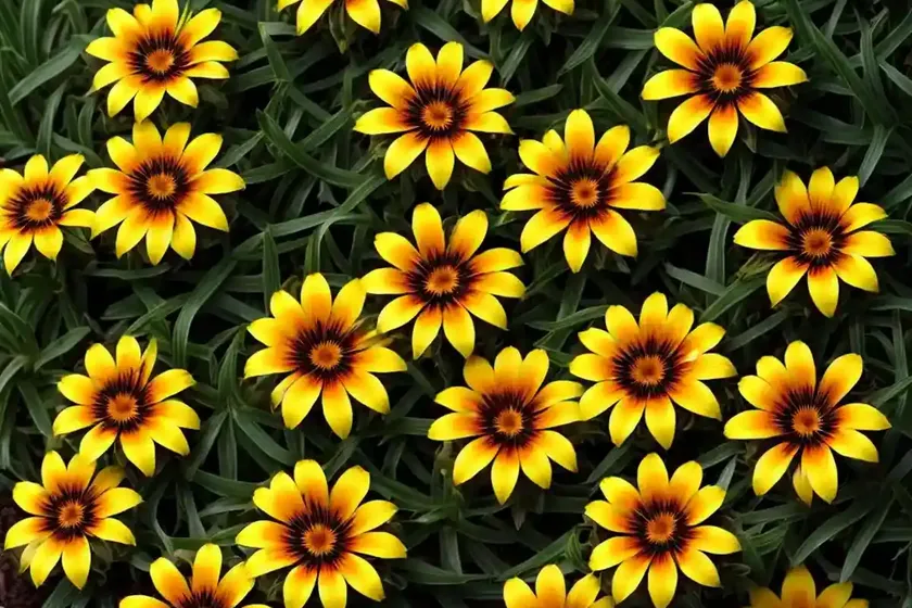 Treasure flower (gazania linearis ‘colorado gold’)