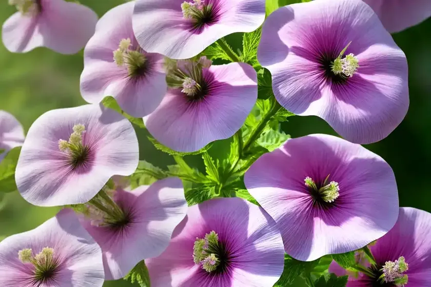 Tree mallow (lavatera arborea) — photo 3