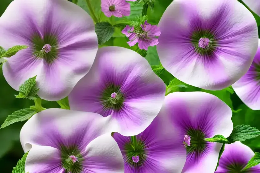Tree mallow (lavatera trimestris) — photo 3