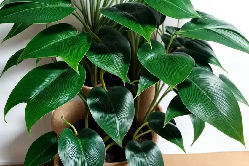 Tree philodendron (philodendron bipinnatifidum) — photo 3