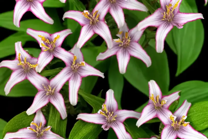 Tricyrtis hirta ‘miyazaki hybrids’ (toad lily) — photo 2