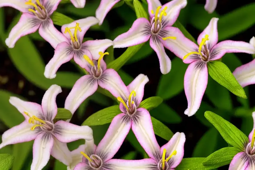 Tricyrtis hirta ‘miyazaki hybrids’ (toad lily)