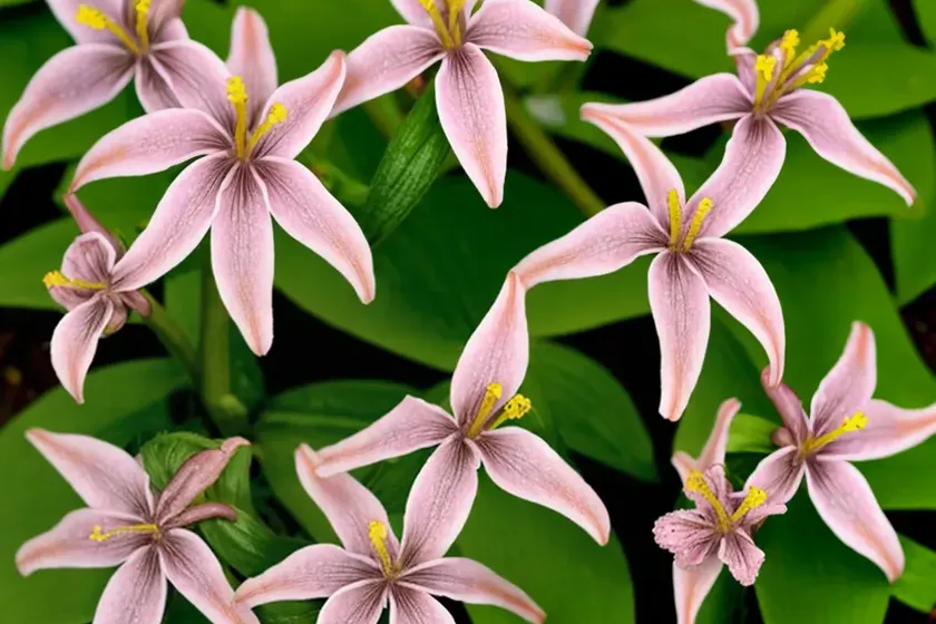 Tricyrtis ‘sinonome’ (toad lily) — photo 3