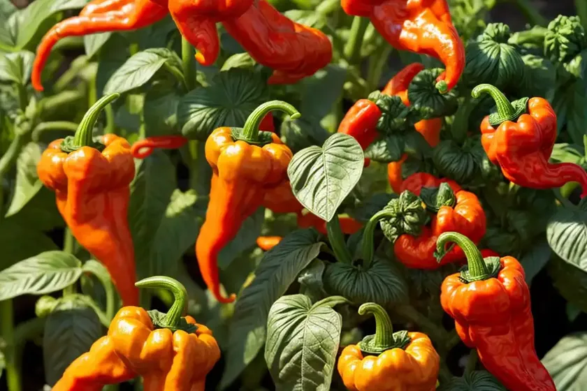 Trinidad scorpion (capsicum chinense) — photo 2