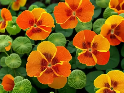 Tropaeolum Minus ‘Baby Rose’ (Nasturtium)