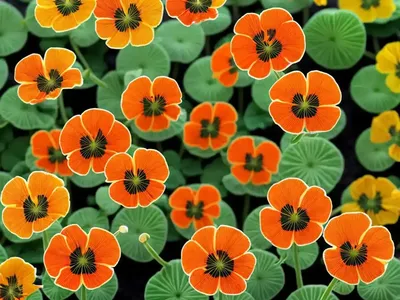 Tropaeolum Minus ‘Ladybird Gold’ (Nasturtium)