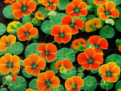Tropaeolum Minus ‘Tip Top Rose’ (Nasturtium)