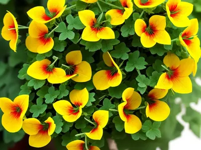 Tropaeolum Peregrinum (Canary Creeper)