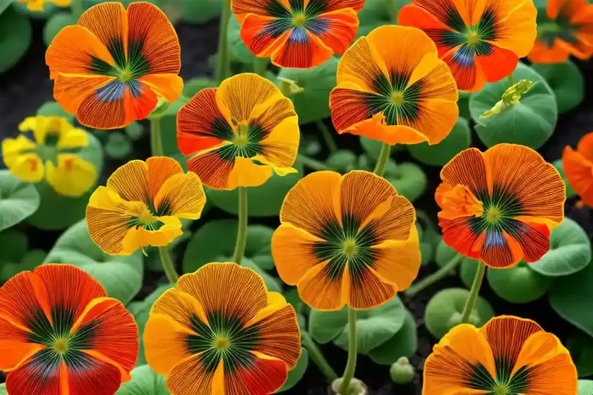 Tropaeolum tricolor (tricolor nasturtium) — photo 2