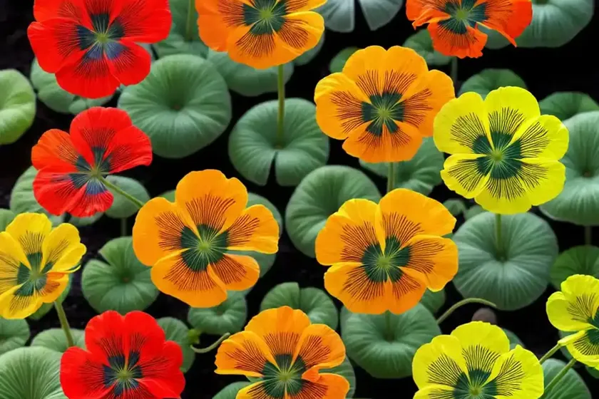 Tropaeolum tricolor (tricolor nasturtium) — photo 3