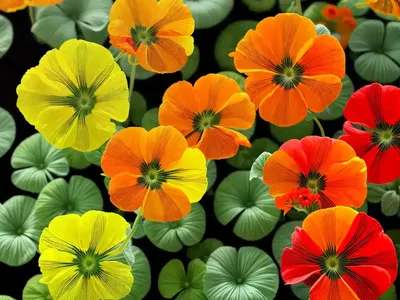 Tropaeolum Tricolor (Tricolor Nasturtium)