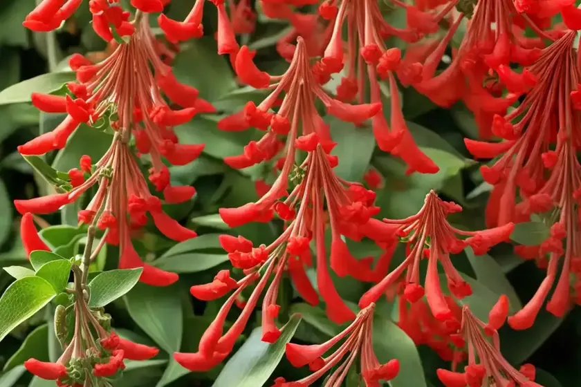 Trumpet Honeysuckle (Lonicera Sempervirens ‘Alabama Crimson’)