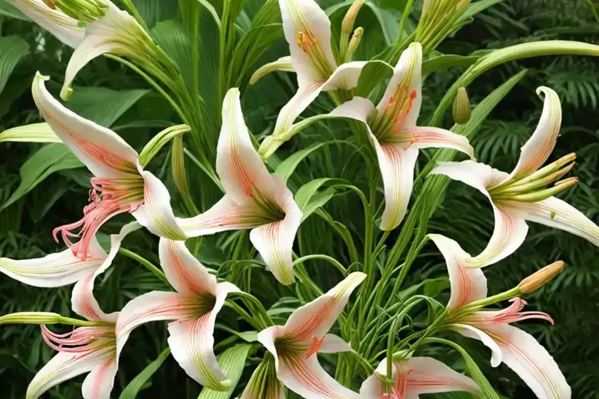 Trumpet lily (lilium henryi) — photo 2