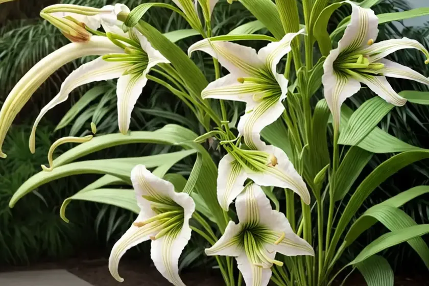 Trumpet lily (lilium henryi) — photo 3