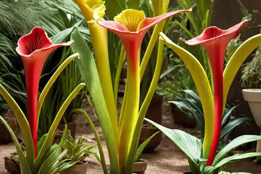 Trumpet pitchers (sarracenia) — photo 2