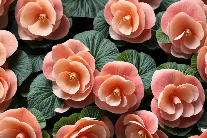 Tuberous begonias (begonia x tuberhybrida) — photo 2