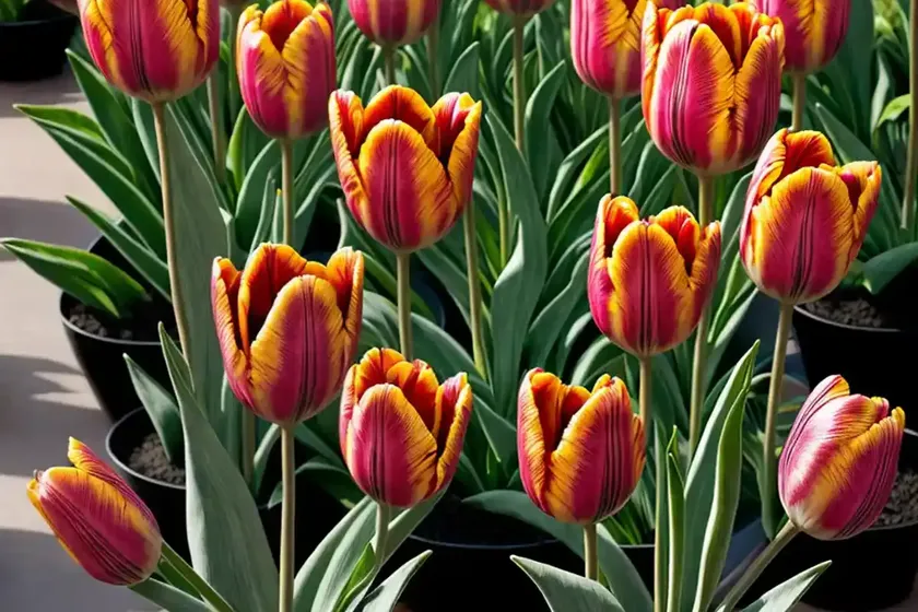 Tulipa ‘Cafe Noir’ (Single Late Tulip) — photo 3