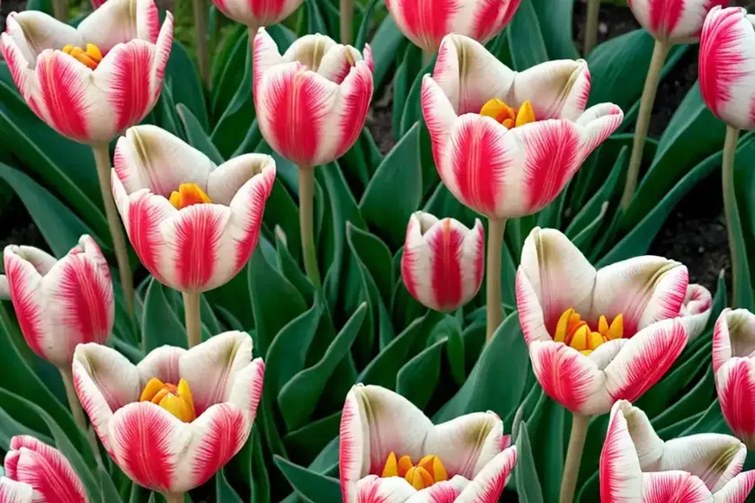Tulipa clusiana ‘peppermint stick’ (botanical tulip) — photo 3