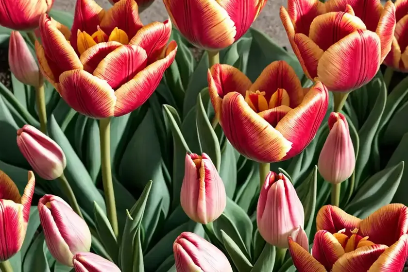 Tulipa ‘mariette’ (lily-flowered tulip) — photo 2