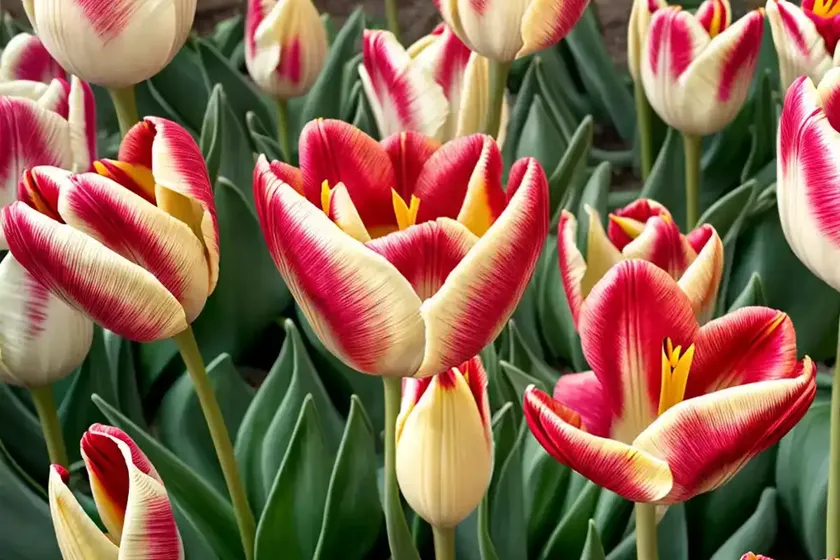 Tulipa ‘mariette’ (lily-flowered tulip) — photo 3
