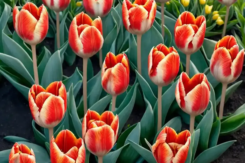 Tulipa praestans ‘fusilier’ (botanical tulip) — photo 2